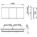 KEUCO 800301140100000 Royal Modular 2.0 SPS, unbel. 80030,