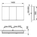 KEUCO 800301141100000 Royal Modular 2.0 SPS, unbel. 80030,