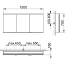 KEUCO 800301150100200 Royal Modular 2.0 SPS, unbel. 80030,