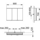 KEUCO 800321090000000 Royal Modular 2.0 SPS, DALI 80032,