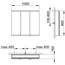 KEUCO 800321101100300 Royal Modular 2.0 SPS, DALI 80032,