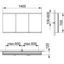 KEUCO 800321140000000 Royal Modular 2.0 SPS, DALI 80032,