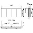 KEUCO 800400160000000 Royal Modular 2.0 SPS, unbel. 80040,