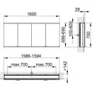 KEUCO 800400160100000 Royal Modular 2.0 SPS, unbel. 80040,