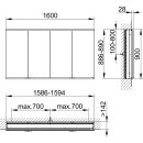 KEUCO 800400161100000 Royal Modular 2.0 SPS, unbel. 80040,