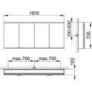 KEUCO 800401160100000 Royal Modular 2.0 SPS, unbel. 80040,