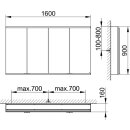 KEUCO 800401161100000 Royal Modular 2.0 SPS, unbel. 80040,