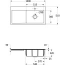 Villeroy & Boch 336102SM EB-SP Subway Style 60...