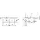 Villeroy &amp; Boch 4111DJRW SchrankDWT Venticello 1300x500mm
