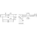 Villeroy &amp; Boch 4A221GRW WT Memento 2.0 1000x470mm re-eckig