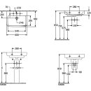 Villeroy &amp; Boch 4A4161R1 Waschbecken O.novo 600x460mm...