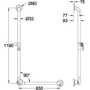 Villeroy &amp; Boch 92172868 Wandhaltegriff ViCareFUNKTION 921728