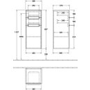 Villeroy &amp; Boch A7121RVJ SS Subway 2.0 1R 356x857x370mm 1trg.