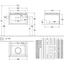 Villeroy &amp; Boch B567L0FP WTUS Legato 600x380x500mm m. Bel. 1