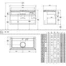 Villeroy &amp; Boch B57200FP WaschbeckenUS Legato 1000x550x500mm 2