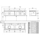 Villeroy &amp; Boch B599L0VH WTUS Legato B599 1600x380x500mm m.