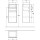 Villeroy &amp; Boch B72800VH Seitenschrank Legato 400x870x350mm 1