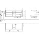 Villeroy &amp; Boch C04500MS WTUS Collaro C045 1400x548x500mm 4