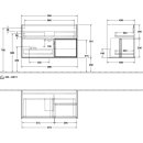 Villeroy &amp; Boch F040HFGM Waschbeckenunterschrank...