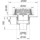 Dallmer 671530 Notablauf SuperDrain 62 FPO, DN