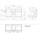 Villeroy &amp; Boch F26200GM Waschbeckenunterschrank...