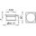 Dallmer 495495 Aufsatzrahmen V, S 10/100, V4A,