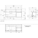 Villeroy &amp; Boch F402PDHG Waschbeckenunterschrank...
