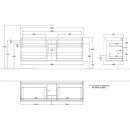 Villeroy &amp; Boch F73100PC Waschbeckenunterschrank...