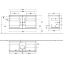 Villeroy &amp; Boch F79100GF Waschbeckenunterschrank...