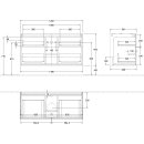 Villeroy &amp; Boch F79200GK Waschbeckenunterschrank...