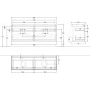Villeroy &amp; Boch F84200GN Waschbeckenunterschrank Finion F84