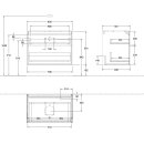 Villeroy &amp; Boch F87200PD Waschbeckenunterschrank...