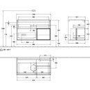 Villeroy &amp; Boch F901GFGF Waschbeckenunterschrank...