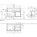 Villeroy &amp; Boch F902GFGF Waschbeckenunterschrank...