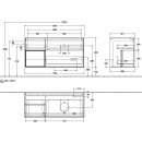 Villeroy &amp; Boch F921GFGF Waschbeckenunterschrank...