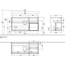 Villeroy &amp; Boch F952GFGF Waschbeckenunterschrank...