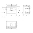 Villeroy &amp; Boch F99100HB Waschbeckenunterschrank Finion F99