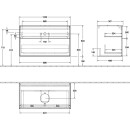 Villeroy &amp; Boch FA0100GF Waschbeckenunterschrank...