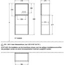 Villeroy &amp; Boch G500HBPC Seitenschrank Finion G50