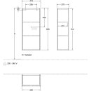 Villeroy &amp; Boch G57000PC Seitenschrank Finion G57