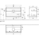 Villeroy &amp; Boch G76100GF Waschbeckenunterschrank Finion G76