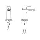 IDEAL STANDARD A7024A5 WT-Armatur Connect Air, 5 l/min.,