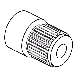 IDEAL STANDARD A860719NU Griffadapter Cubic, für Thermostat