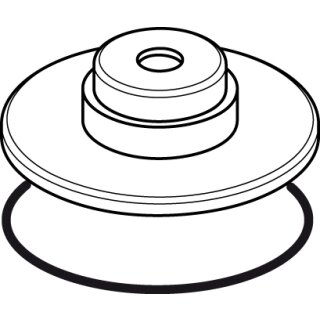 IDEAL STANDARD A861033AA Rosette mit O-Ring, A861033AA, Chrom