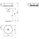 IDEAL STANDARD E1398MA Schale Ipalyss, o.Hl., o.&Uuml;l.,