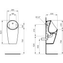 IDEAL STANDARD E183201 Urinal Sphero Maxi ohne Spülrand