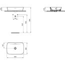 IDEAL STANDARD E2078V1 Schale Ipalyss, o.Hl., m.&Uuml;l.,