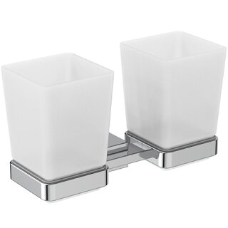 IDEAL STANDARD E2205AA 2 Mundgläser IOM Cube, Chrom