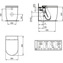 IDEAL STANDARD T375101 Standtiefspül-WC Blend Curve,