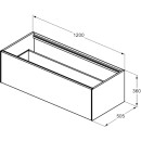 IDEAL STANDARD T3933Y1 WT-Unterschrank Conca, 1 Auszug,